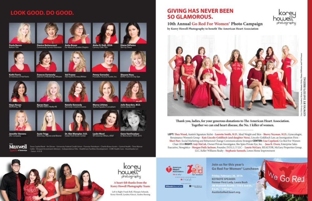 Go Red For Women Campaign With Immigration Attorney Kate Lincoln-Goldfinch